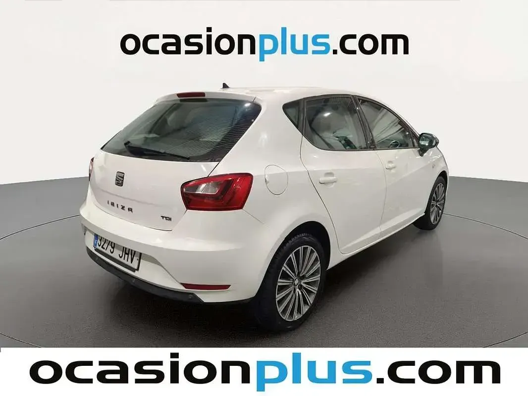 Usado Seat Ibiza Style 90 CV (66 kW) 2015 Blanco Utilitario