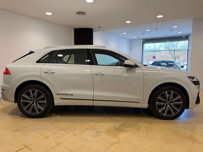 Usado Audi Q8 S-Line 286 CV (210 kW) 2018 Blanco SUV