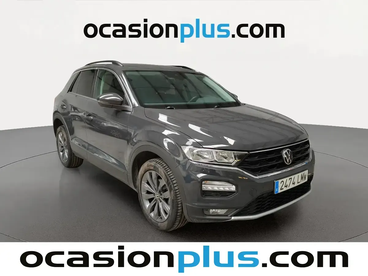 Usado VW T-Roc Advance 110 CV (80 kW) 2021 Gris SUV