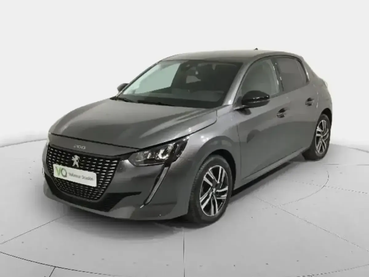 Usado Peugeot 208 Allure 101 CV (74 kW) 2022 Gris Utilitario