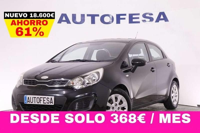 Usado Kia Rio Active 84 CV (61 kW) 2013 Negro Berlina
