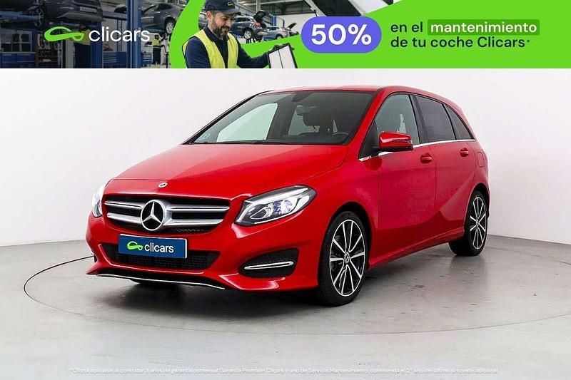 Usado Mercedes B200 136 CV (100 kW) 2018 Rojo Monovolumen