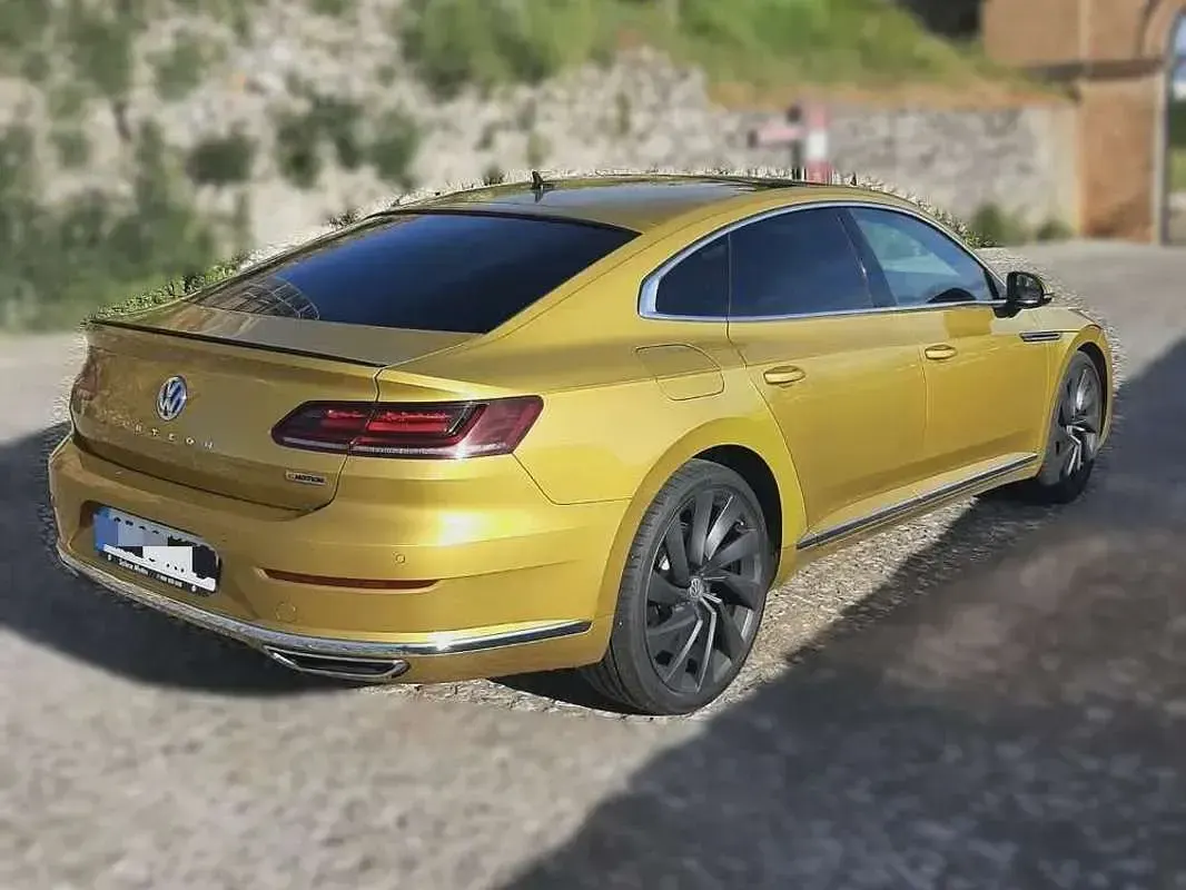 Usado VW Arteon R-line 280 CV (205 kW) 2017 Naranja Utilitario
