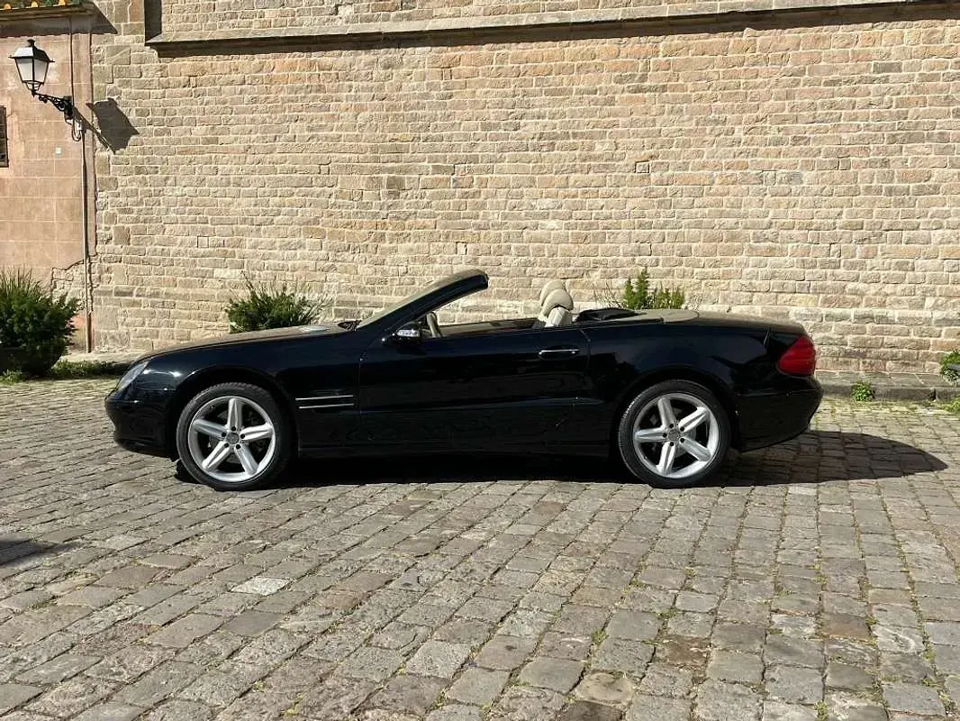 Usado Mercedes SL500 306 CV (225 kW) 2002 Negro Descapotable