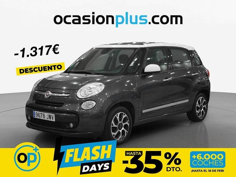 Gris Usado 2017 Fiat 500L Lounge Monovolumen | 8473 € (Buen precio) - Imagen 1/4