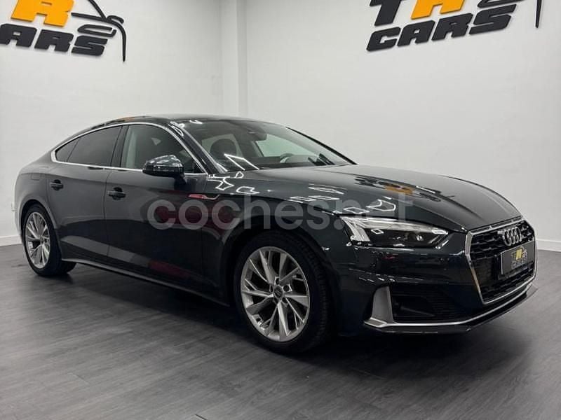 Gris / plata Usado 2020 Audi A5 Sportback S-Line Utilitario | 28.500 € (Buen precio) - Imagen 1/4