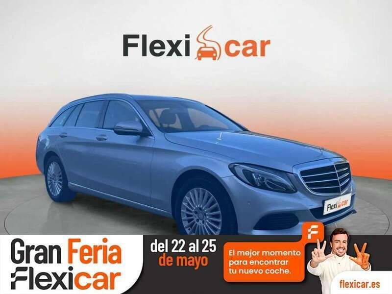 Gris Usado 2015 Mercedes C180 Familiar | 16.390 € (Buen precio) - Imagen 1/4