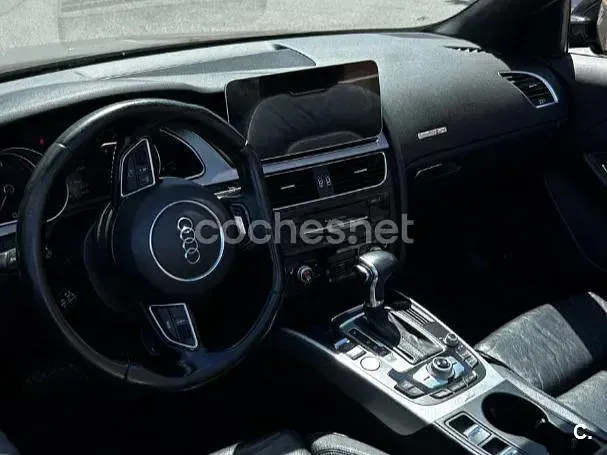 Usado Audi A5 Cabriolet S-Line 177 CV (130 kW) 2012 Negro Descapotable