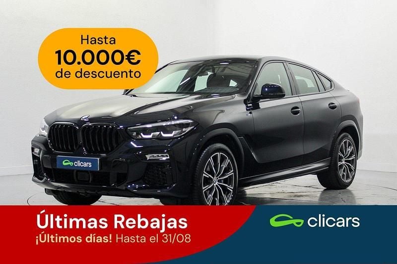 Negro Usado 2021 BMW X6 SUV | 60.990 € (Buen precio) - Imagen 1/4