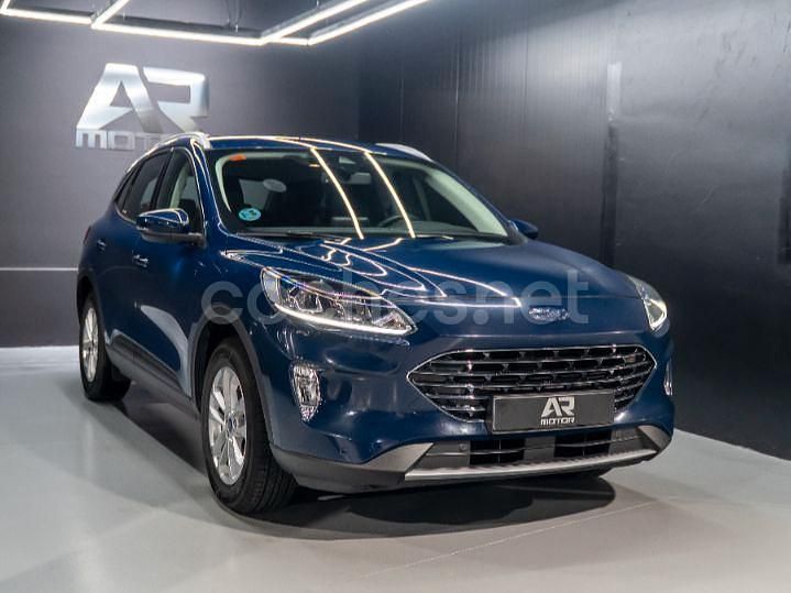 Azul Usado 2021 Ford Kuga Titanium SUV | 23.900 € (Precio justo) - Imagen 1/4