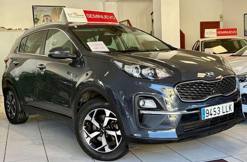 Gris Usado 2021 Kia Sportage SUV | 18.900 € (Precio justo) - Imagen 1/4