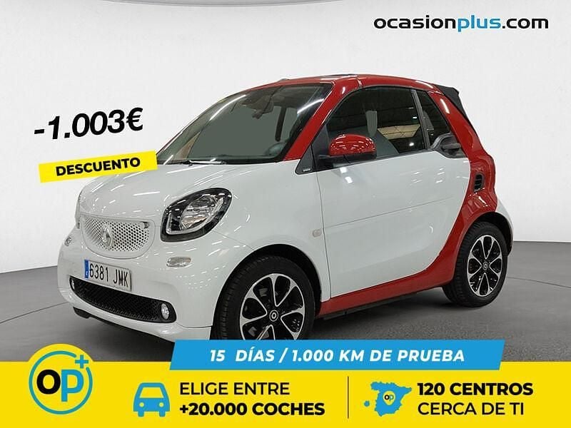 Usado Smart ForTwo Cabrio Passion 71 CV (52 kW) 2016 Blanco Descapotable