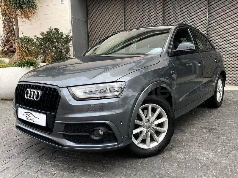 Usado Audi Q3 S-Line 150 CV (110 kW) 2014 Gris / plata SUV