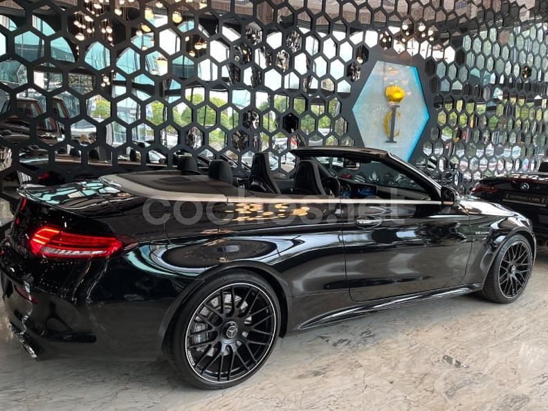 Usado Mercedes C63 AMG 476 CV (350 kW) 2022 Negro Descapotable