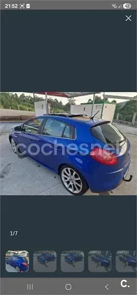 Usado Fiat Bravo Sport 150 CV (110 kW) 2007 Azul Utilitario