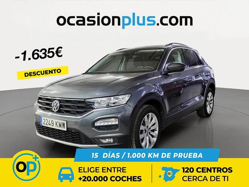Gris Usado 2018 VW T-Roc Advance SUV | 17.990 € (Precio justo) - Imagen 1/4