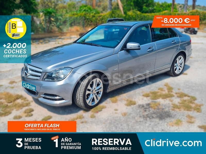 Gris / plata Usado 2012 Mercedes C200 Avantgarde Berlina | 11.990 € (Buen precio) - Imagen 1/3