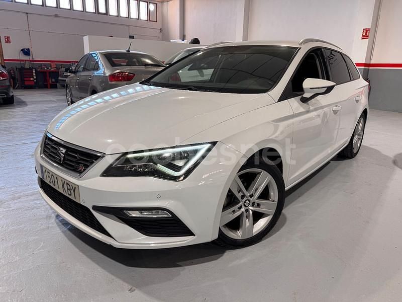 Blanco Usado 2018 Seat Leon FR Familiar | 13.990 € (Buen precio) - Imagen 1/4