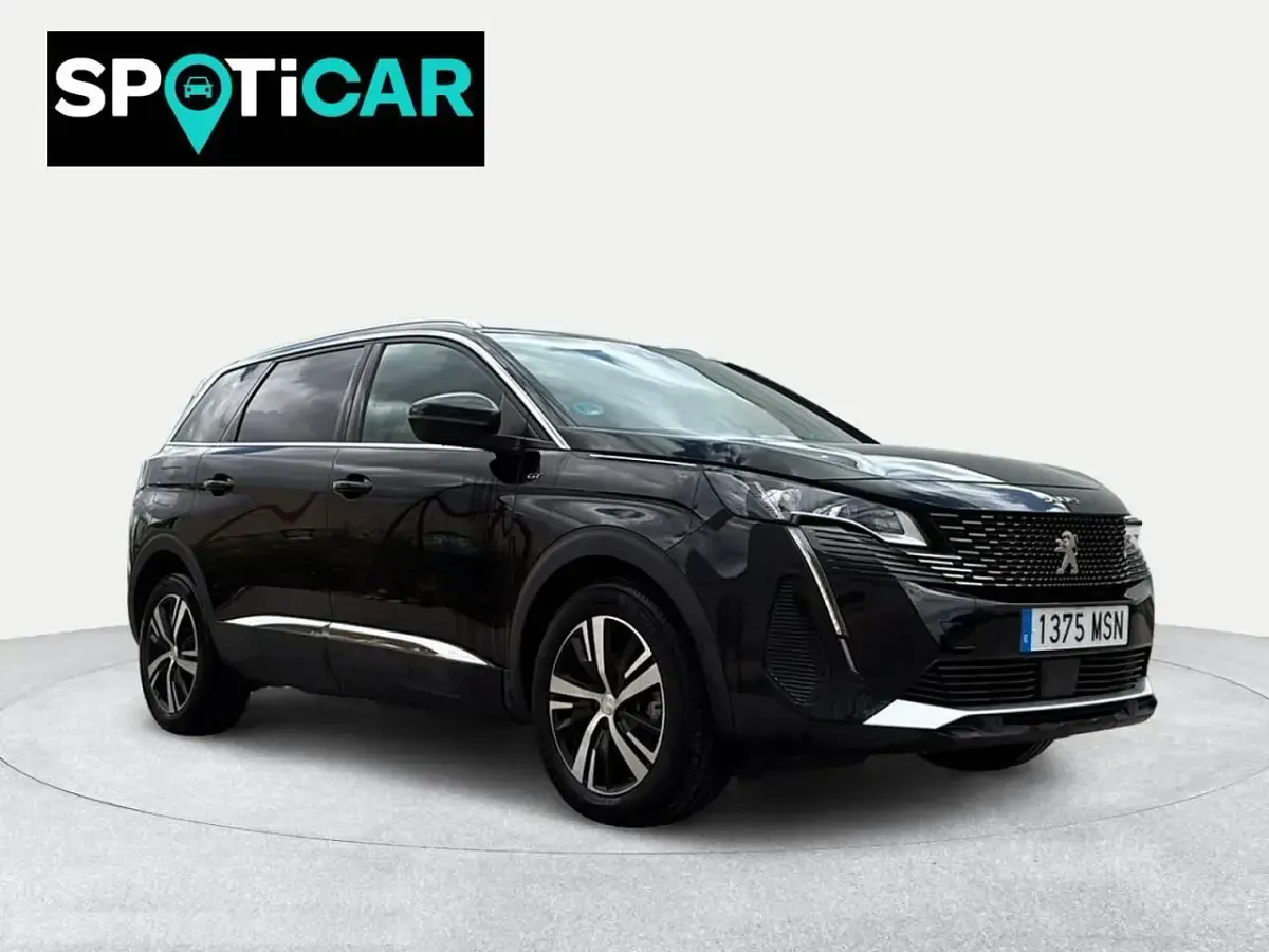 Usado Peugeot 5008 GT 130 CV (95 kW) 2024 Negro SUV