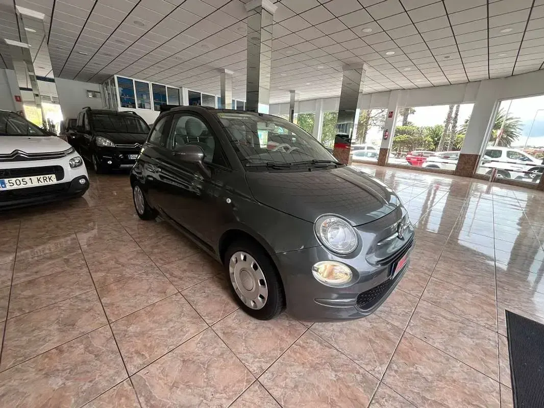 Usado Fiat 500C Lounge 86 CV (63 kW) 2018 Gris Descapotable