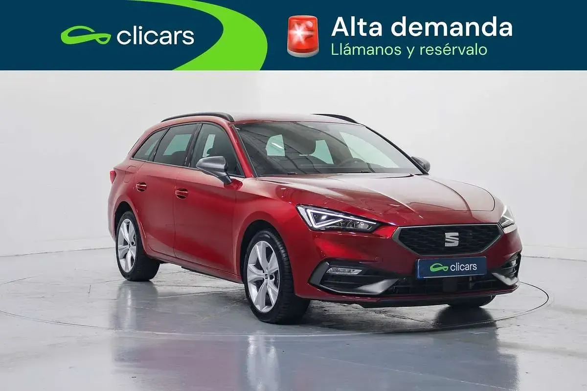 Usado Seat Leon ST FR 205 CV (150 kW) 2024 Rojo Familiar