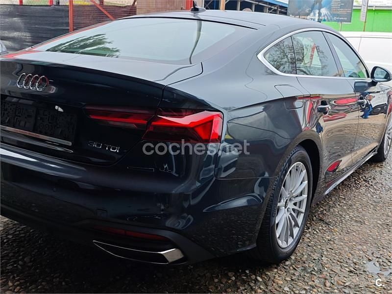 Usado Audi A5 Sportback 150 CV (110 kW) 2020 Gris / plata Utilitario