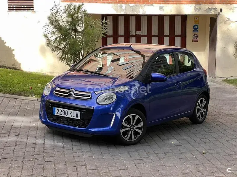 Usado Citroën C1 72 CV (52 kW) 2018 Azul Utilitario