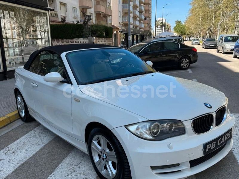 Blanco Usado 2009 BMW 120 Cabriolet Descapotable | 9000 € (Un poco caro) - Imagen 1/4