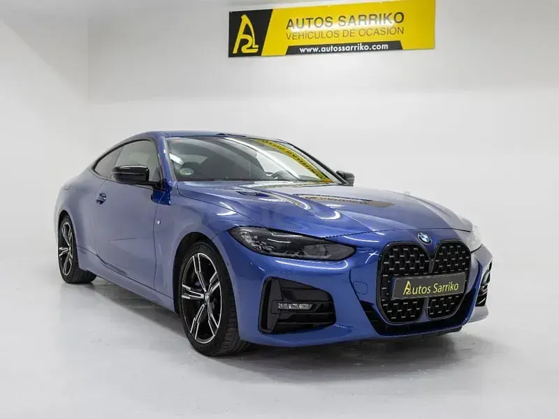 Usado BMW 420 190 CV (139 kW) 2021 Azul Coupe