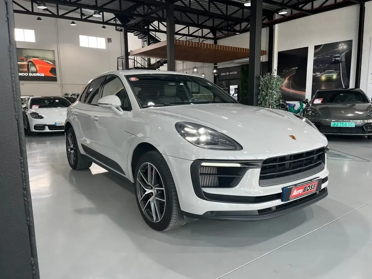 Usado Porsche Macan S 381 CV (280 kW) 2022 Gris SUV