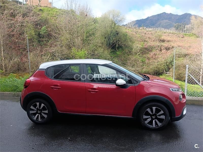 Usado Citroën C3 Feel 82 CV (60 kW) 2018 Rojo Utilitario