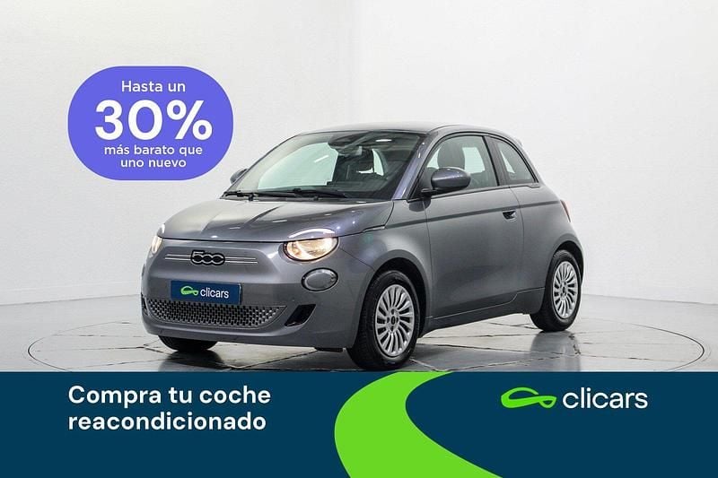 Gris Usado 2023 Fiat 500e Icon Berlina | 16.990 € (Precio justo) - Imagen 1/4