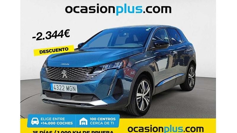 Azul Usado 2023 Peugeot 3008 Allure Monovolumen | 18.036 € (Precio justo) - Imagen 1/4