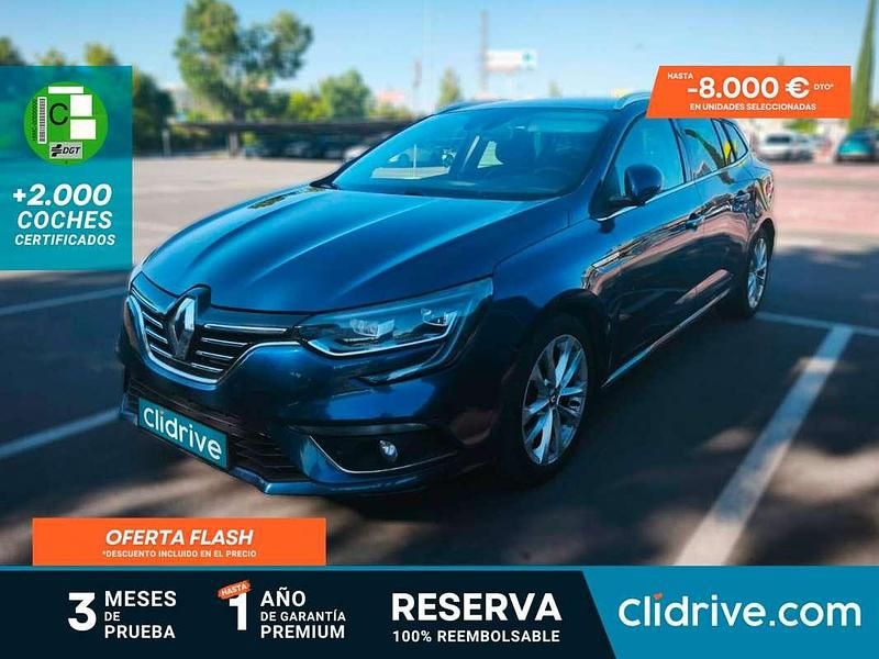 Azul Usado 2017 Renault Mégane GrandTour Bose Edition Familiar | 7890 € - Imagen 1/3