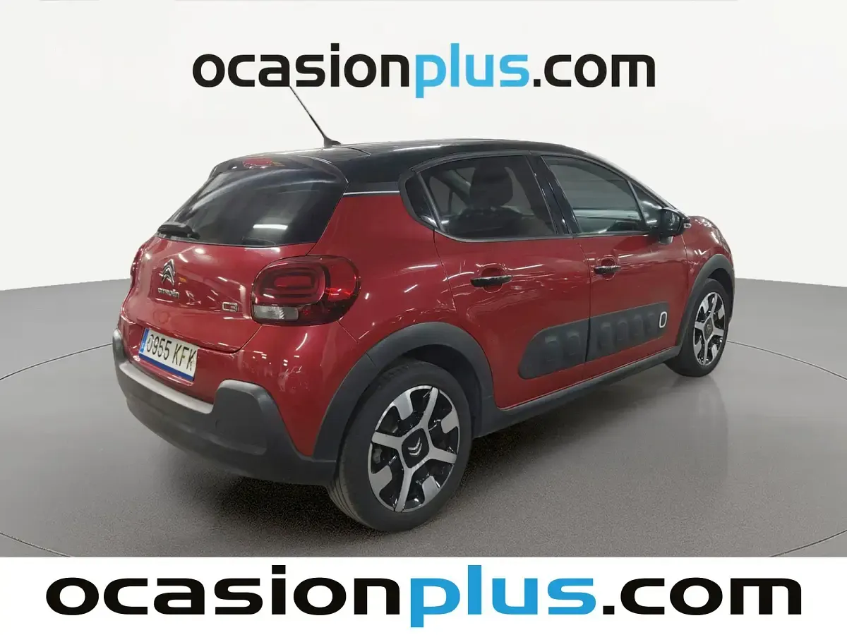 Usado Citroën C3 PureTech 110 CV (80 kW) 2017 Rojo Utilitario