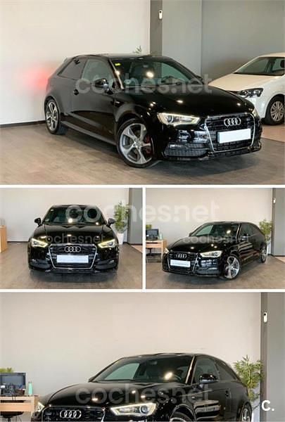 Negro Usado 2016 Audi A3 S-Line Berlina | 17.000 € (Buen precio) - Imagen 1/2