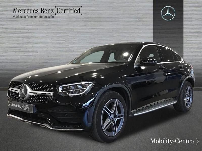 Pintura unicolor negra Usado 2022 Mercedes GLC200 AMG line SUV | 47.500 € (Caro) - Imagen 1/4
