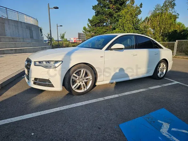 Usado Audi A6 S-Line 150 CV (110 kW) 2017 Blanco Berlina