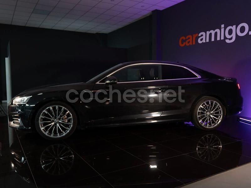 Usado Audi A5 190 CV (139 kW) 2018 Negro Coupe