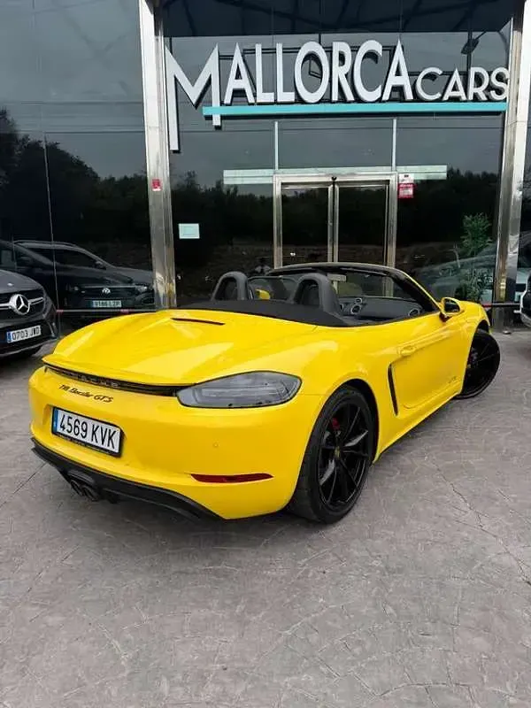 Käytetty Porsche 718 Boxster GTS 364 HP (267 kW) 2019 Keltainen Avoauto