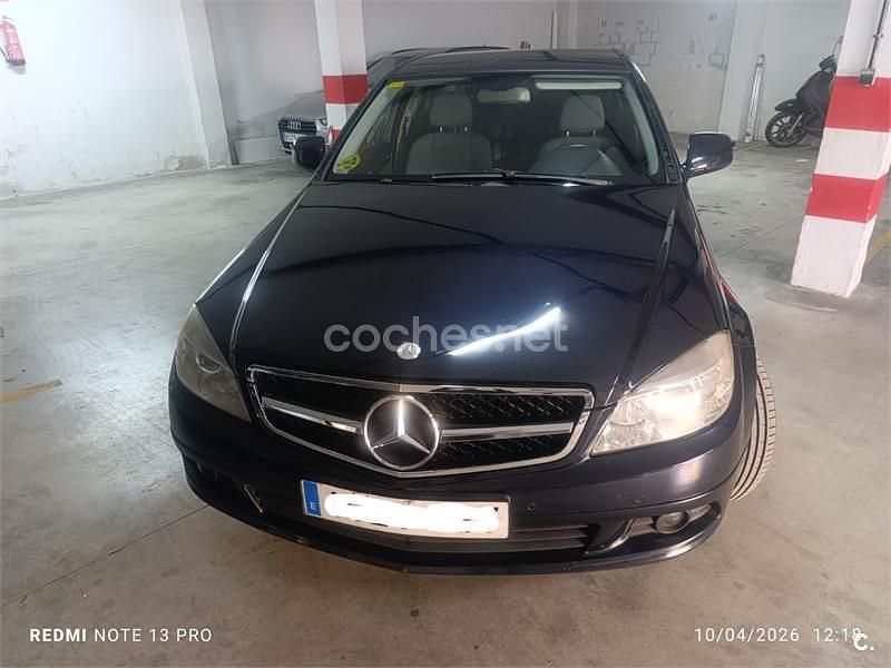 Usado Mercedes C220 Avantgarde 150 CV (110 kW) 2008 Azul Berlina