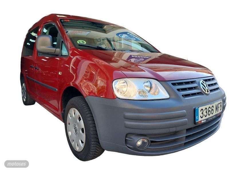 Usado VW Caddy 105 CV (77 kW) 2009 Rojo Monovolumen