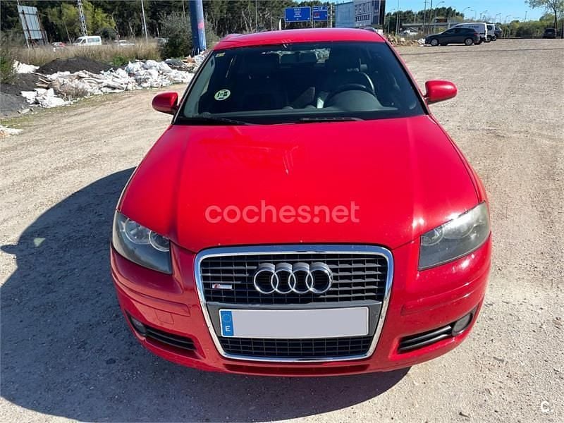 Usado Audi A3 S-Line 140 CV (102 kW) 2006 Rojo Utilitario