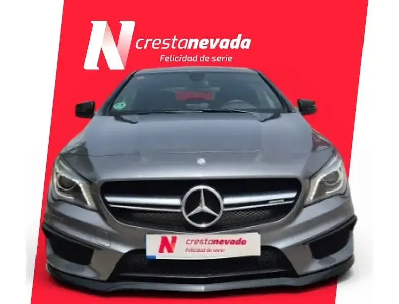 Usado Mercedes CLA45 AMG AMG 360 CV (264 kW) 2015 Gris / plata Coupe