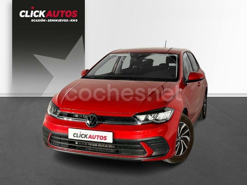 Rojo Usado 2023 VW Polo Life Berlina | 17.500 € (Precio justo) - Imagen 1/4
