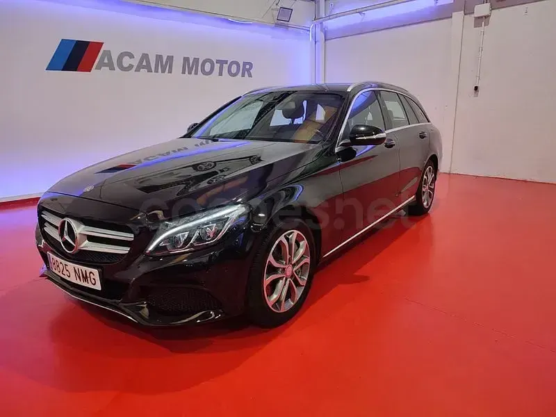 Usado Mercedes C350e 279 CV (205 kW) 2015 Negro Familiar