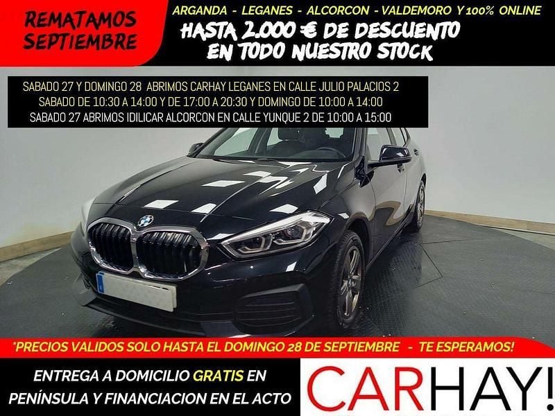 Negro Usado 2020 BMW 116 Advantage Utilitario | 17.790 € (Precio justo) - Imagen 1/4