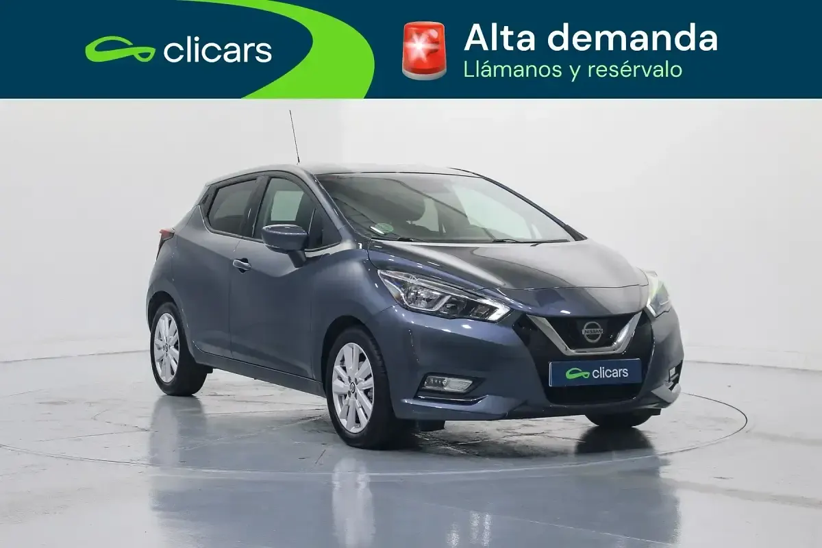 Usado Nissan Micra N-Connecta 100 CV (73 kW) 2019 Gris / plata Utilitario