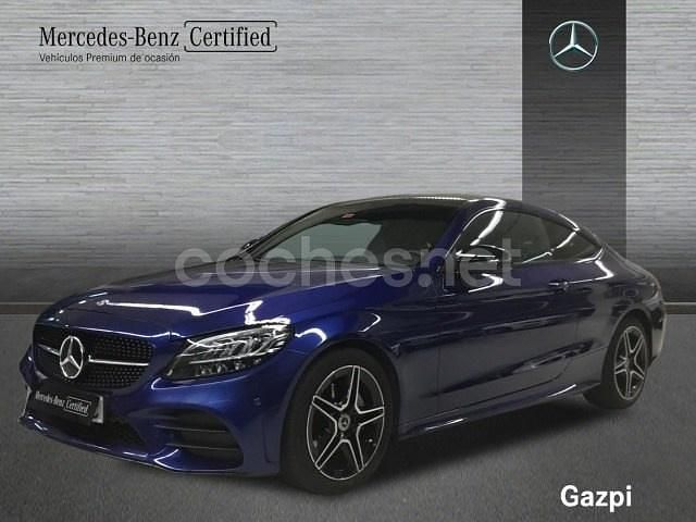 Negro Usado 2021 Mercedes C220 AMG line Coupe | 41.900 € (Un poco caro) - Imagen 1/4