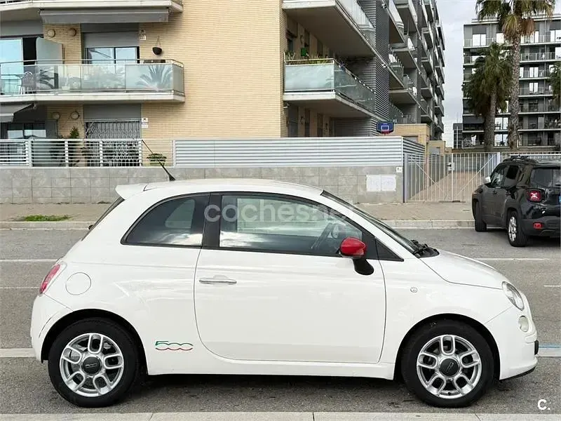 Usado Fiat 500 Lounge 75 CV (55 kW) 2010 Blanco Berlina